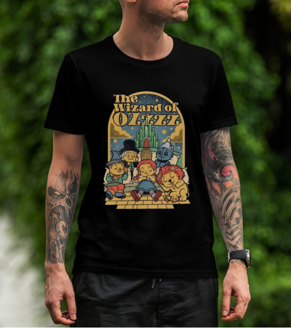The Wizard Of Ozzzz All Characters Sleeping By Emerald City T-Shirt