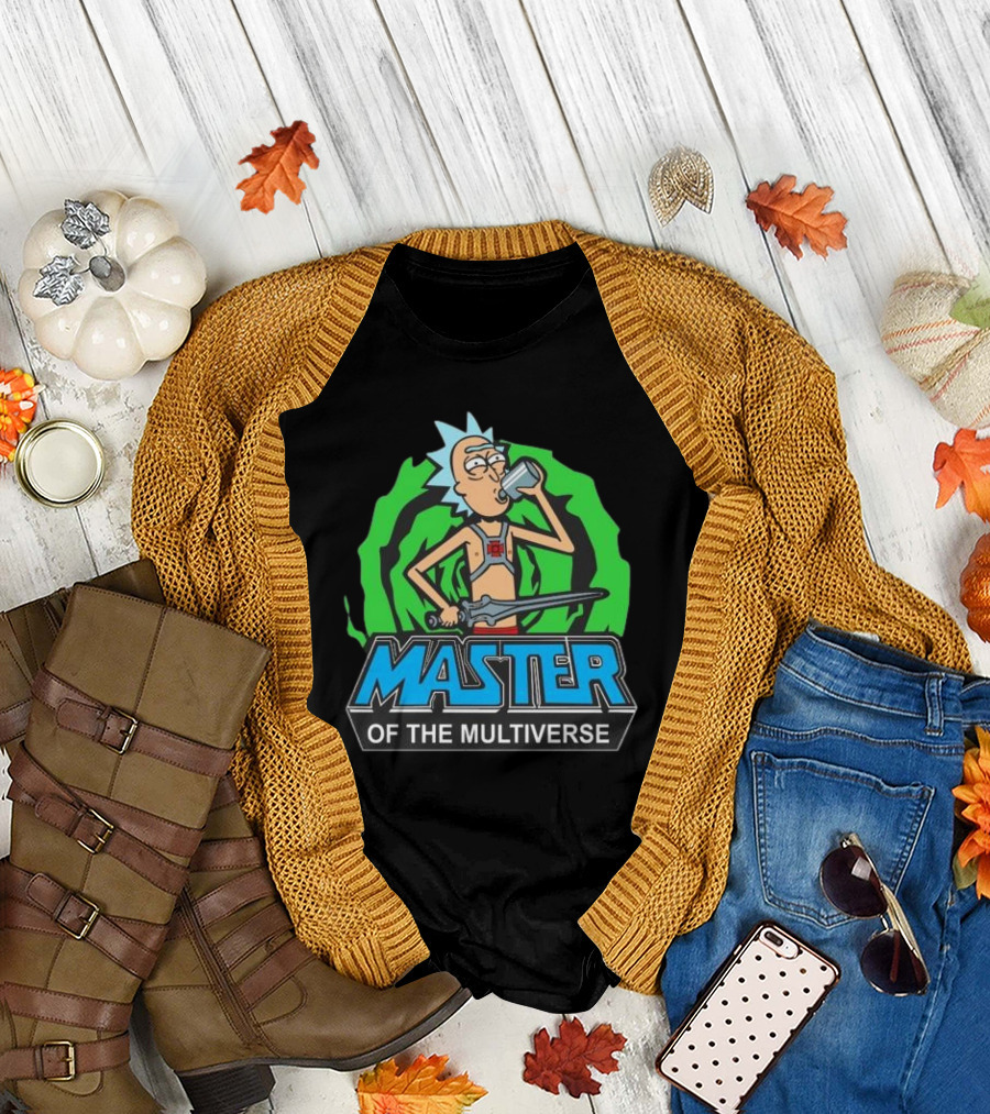Rick And Morty Master Of The Multiverse Drinking Sword Portal Adventure T-Shirt