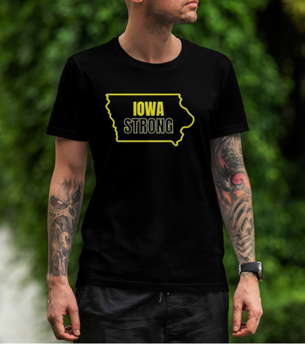 Will Compton Iowa Strong State Outline T-Shirt