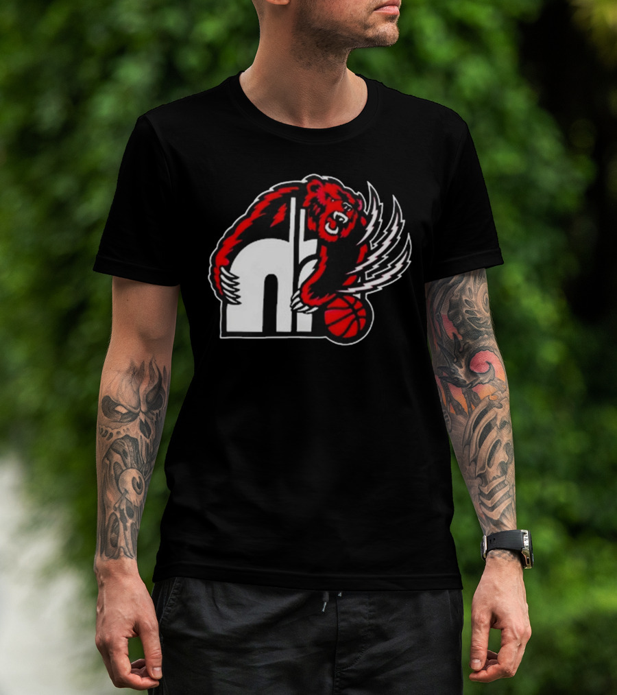 Konchjitty55 Hustle Bear Claw Basketball T-Shirt