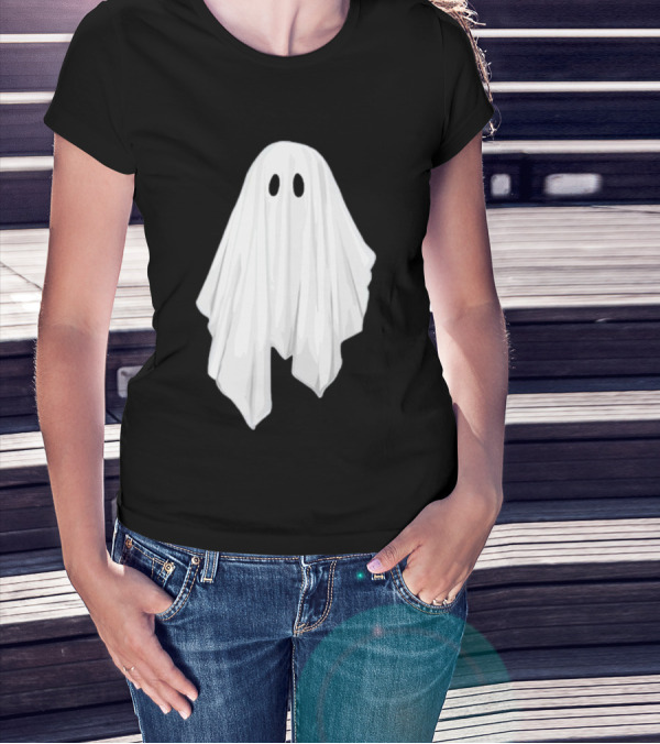 Adam Berry Glow-In-The-Dark Ghost White Sheet Specter T-Shirt