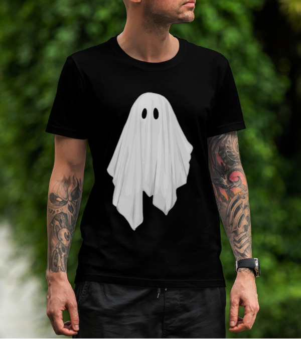 Adam Berry Glow-In-The-Dark Ghost White Sheet Specter T-Shirt