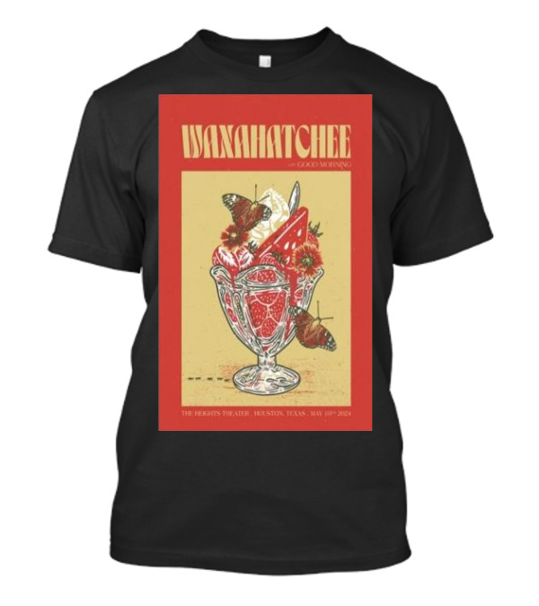 Waxahatchee With Georgi Morozov Concert Poster May 10 2024 Houston Heights Theatre T-Shirt