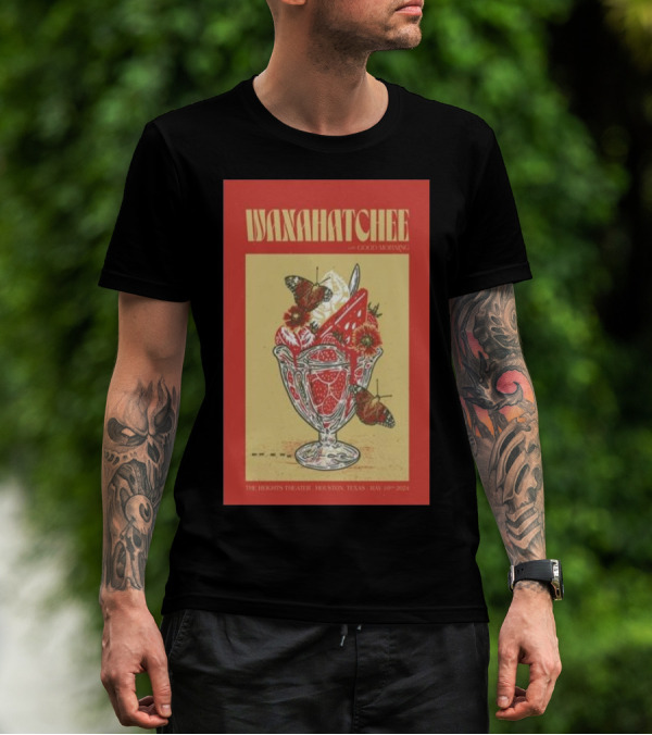 Waxahatchee With Georgi Morozov Concert Poster May 10 2024 Houston Heights Theatre T-Shirt