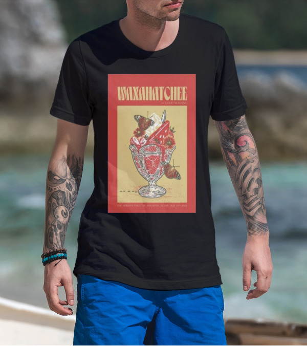 Waxahatchee With Georgi Morozov Concert Poster May 10 2024 Houston Heights Theatre T-Shirt