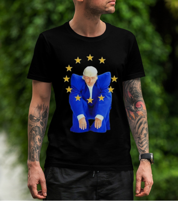 Justice For Joost Klein Blue Suit Stars European Unity T-Shirt