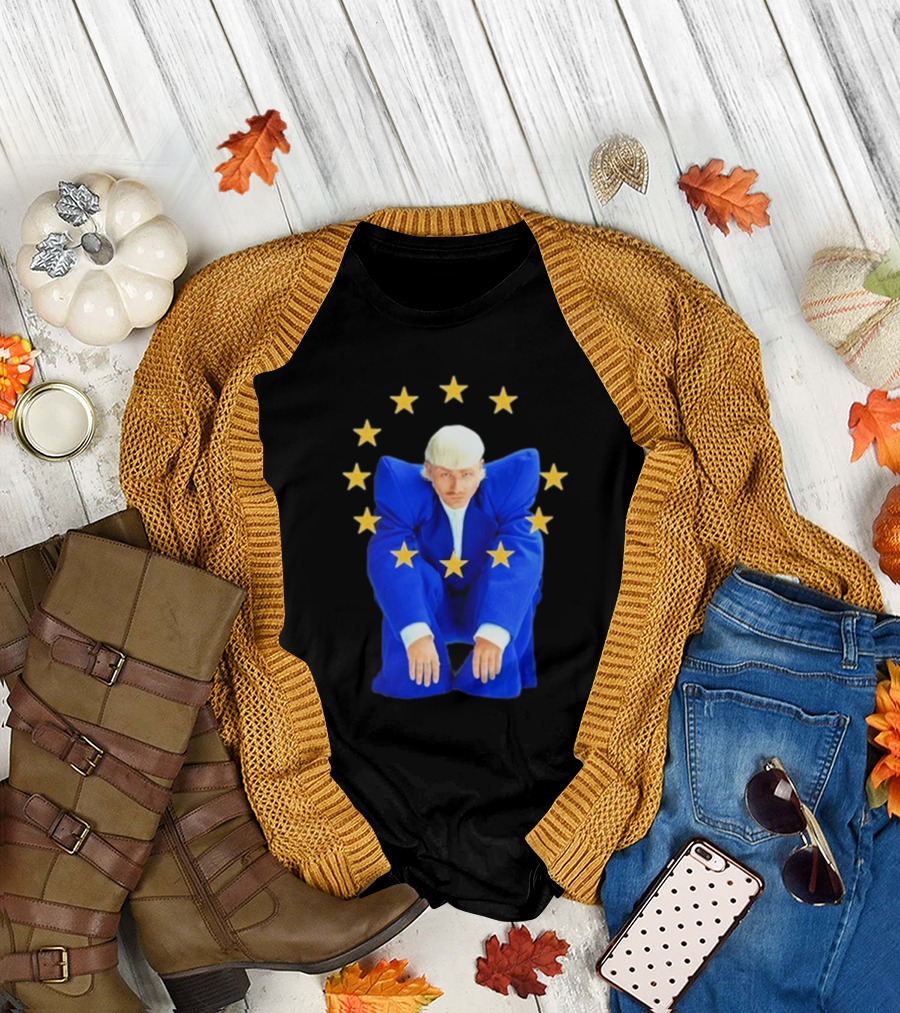 Justice For Joost Klein Blue Suit Stars European Unity T-Shirt