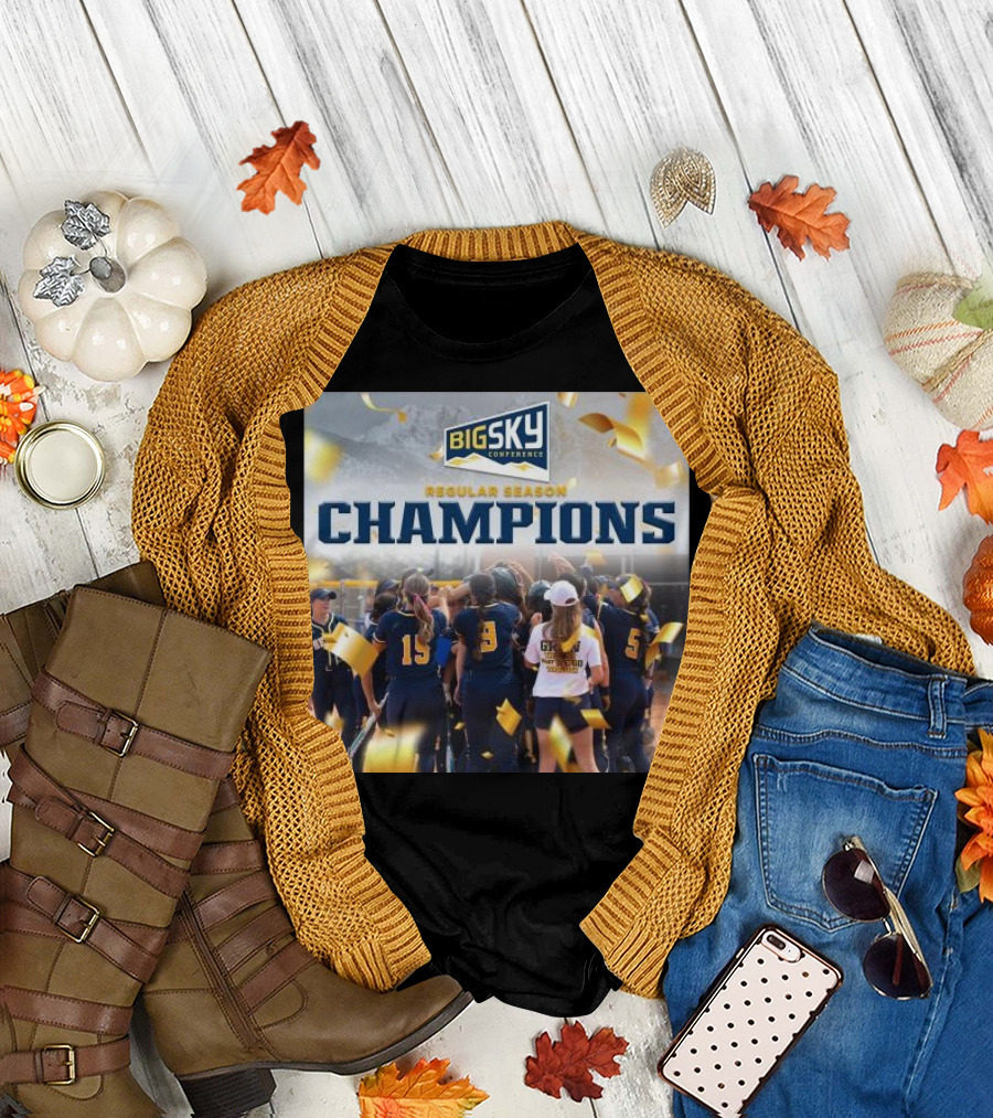 Big Sky Conference Regular Season Champions UNC Bears T-Shirt