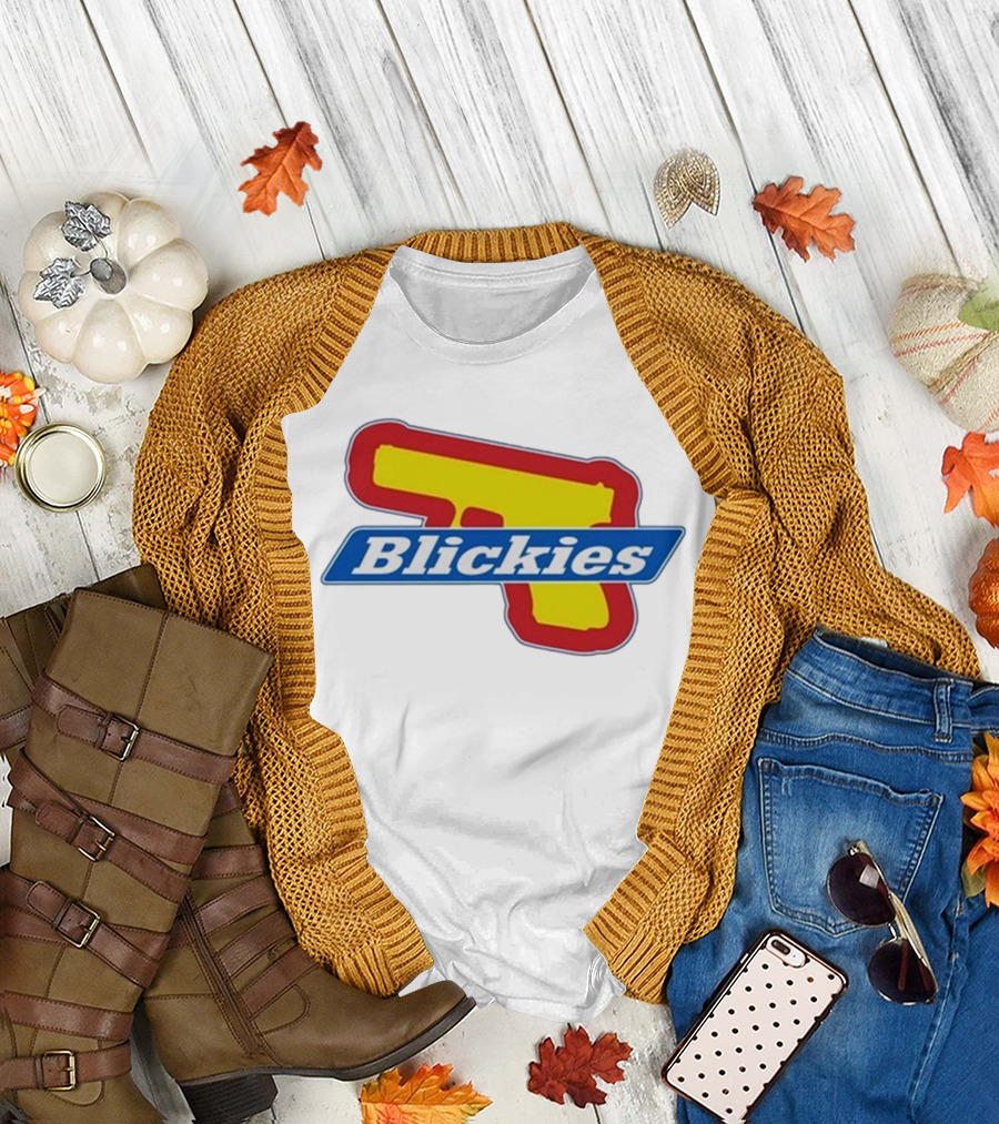 Blickies Gun Icon Logo 10Cellphones T-Shirt
