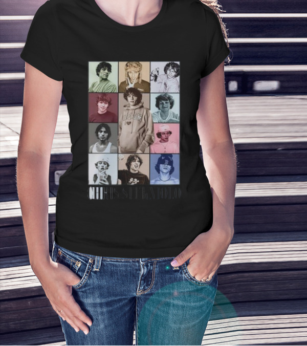 Fuzeprint Chris Sturniolo Multicolor Portrait Grid Collection T-Shirt