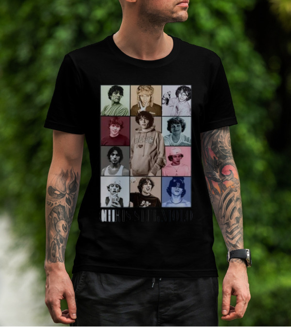 Fuzeprint Chris Sturniolo Multicolor Portrait Grid Collection T-Shirt