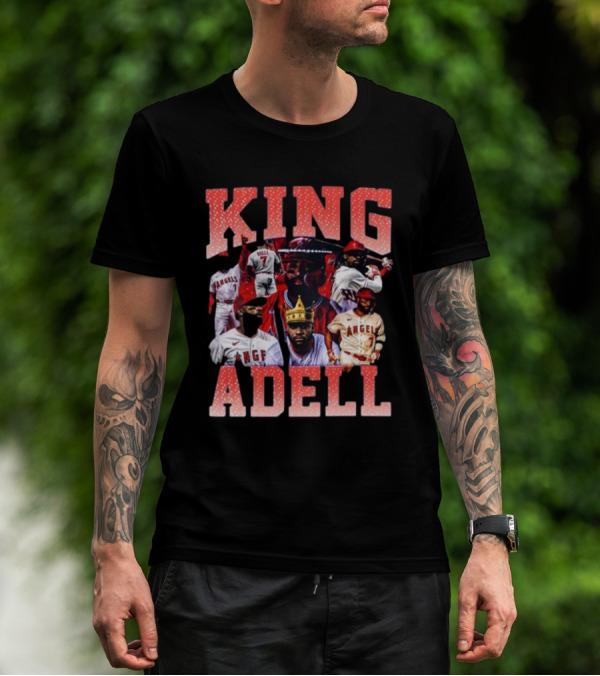 King Adell Angels Baseball Iconic Moments T-Shirt