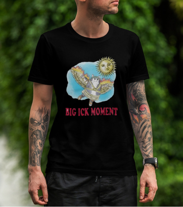 Big Ick Moment Cat With Wings And Sun T-Shirt