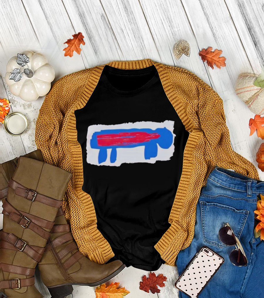 Buffalo Bills I Tried My Best Bold Abstract Buffalo T-Shirt