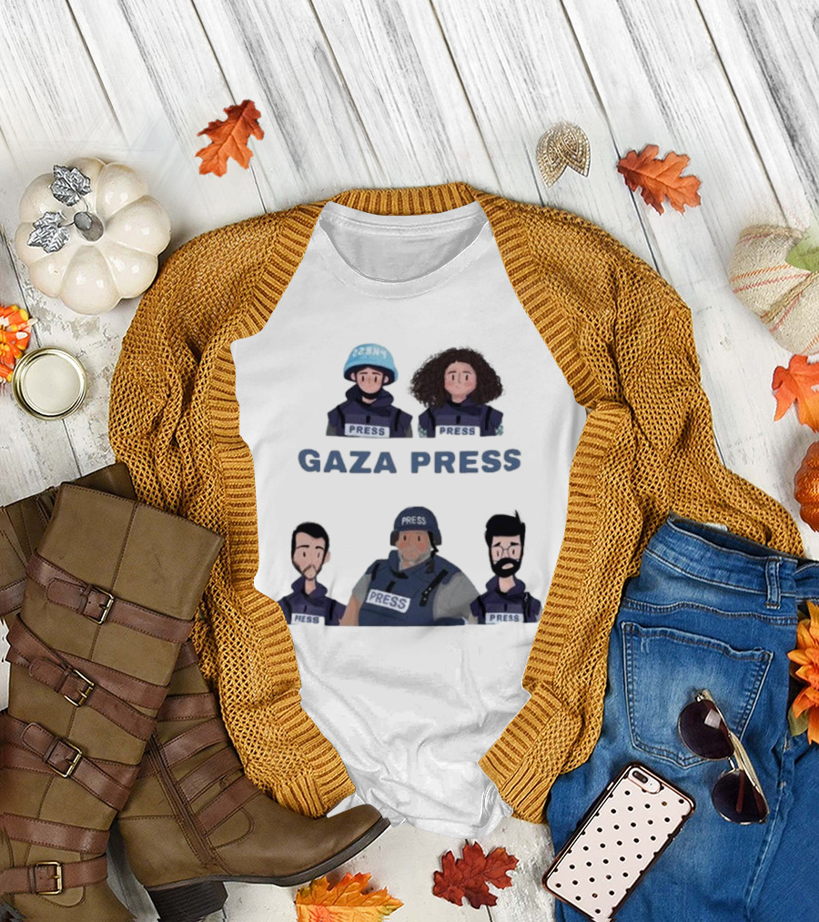 Gaza Press Heroes Team Representation T-Shirt