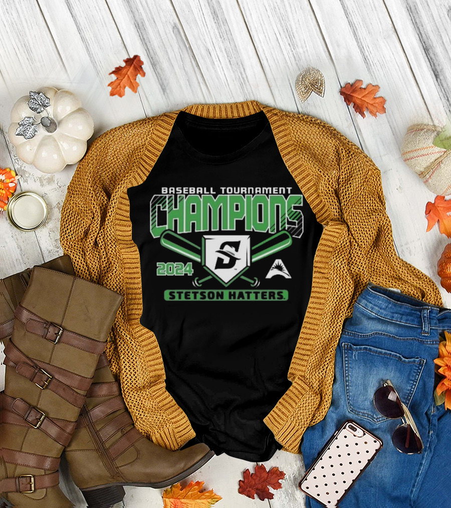 Stetson Hatters Baseball Tournament Champions T-Shirt