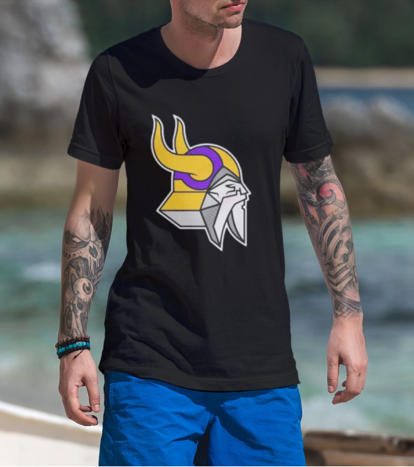 Minnesota Vikings The Chaos Bringers Viking Head T-Shirt