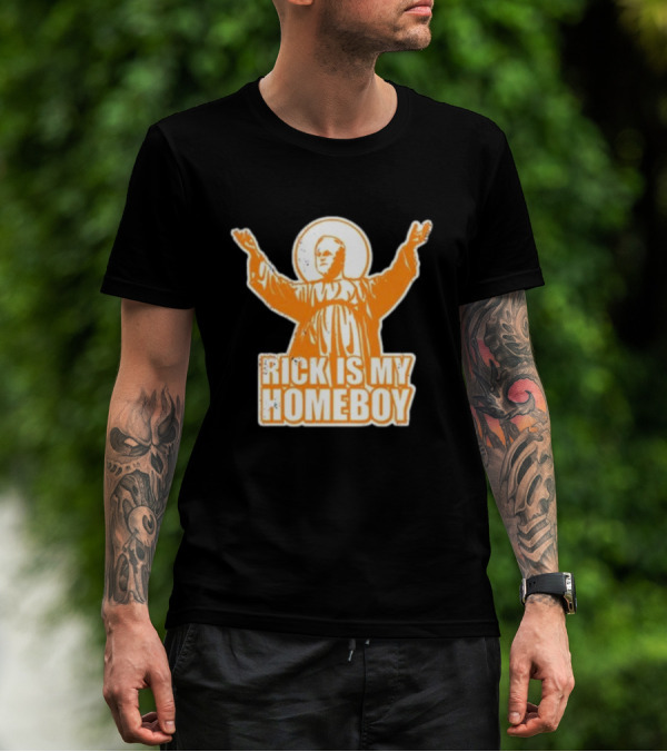 Knoxville Johnny Rick Is My Homeboy Orange T-Shirt