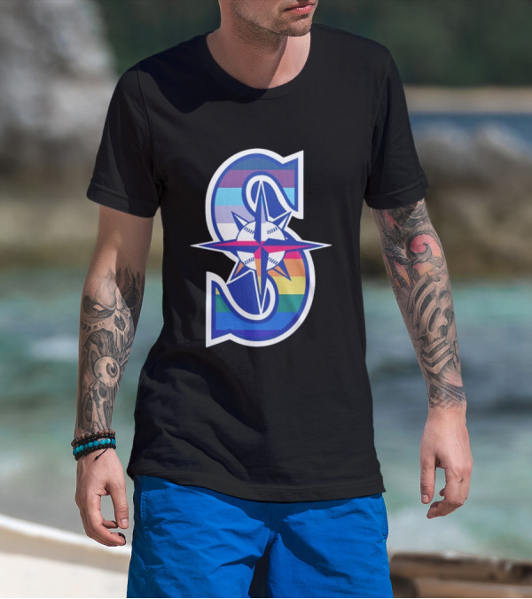 Mariners Pride Month Rainbow T-Shirt
