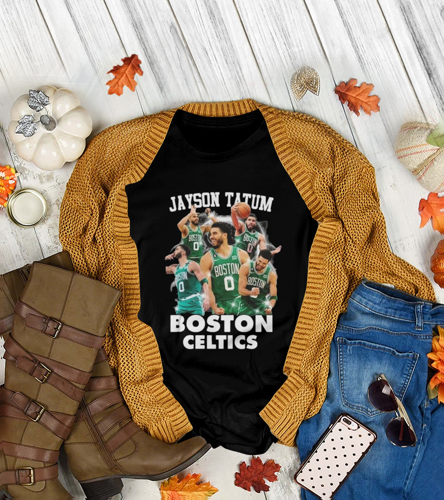 Jayson Tatum Boston Celtics Number 0 2024 NBA Champions T-Shirt