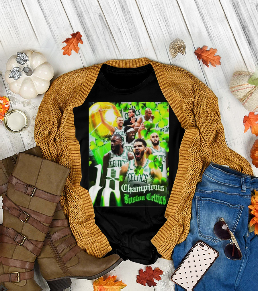 Boston Celtics 18th NBA Champions Celebrating Historic Victory with Passion and Unity T-Shirt