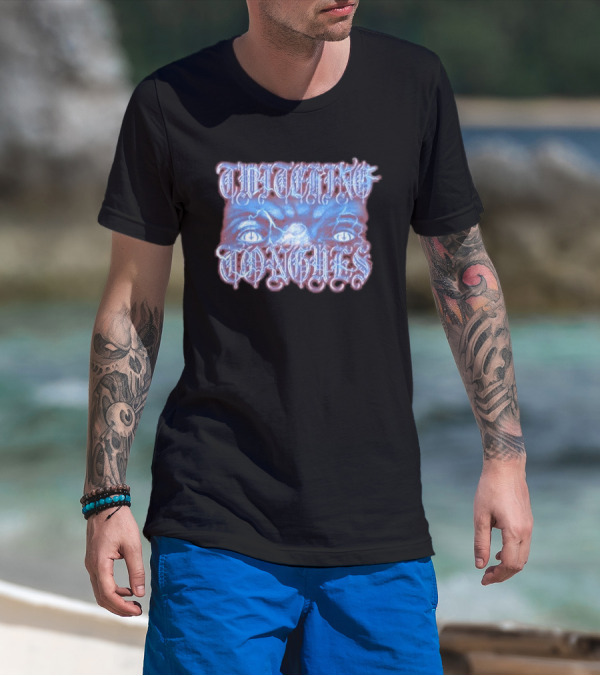 Twitching Tongues Eyes Alien Glare T-Shirt