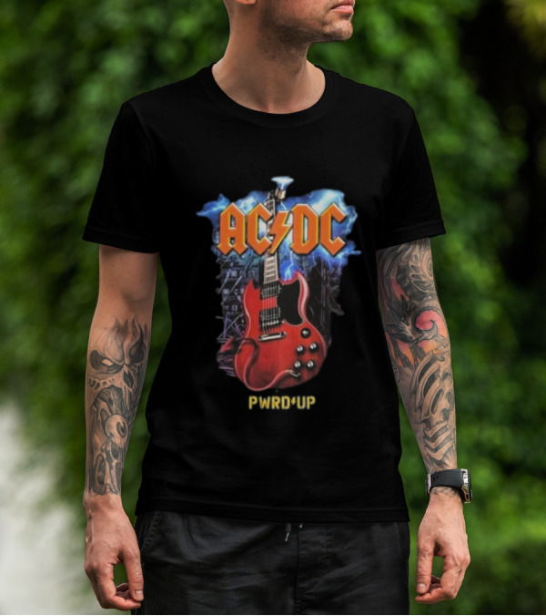 ACDC PWRD Up Angus Guitar Tour T-Shirt