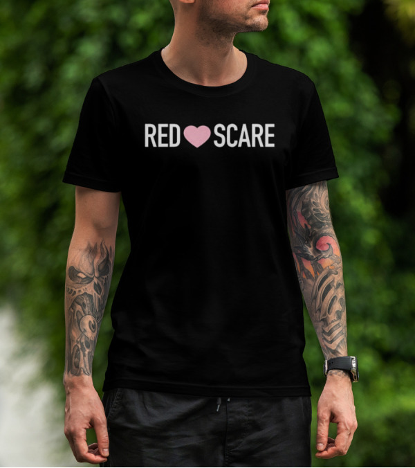 Anna Khachiyan Red Heart Scare T-Shirt