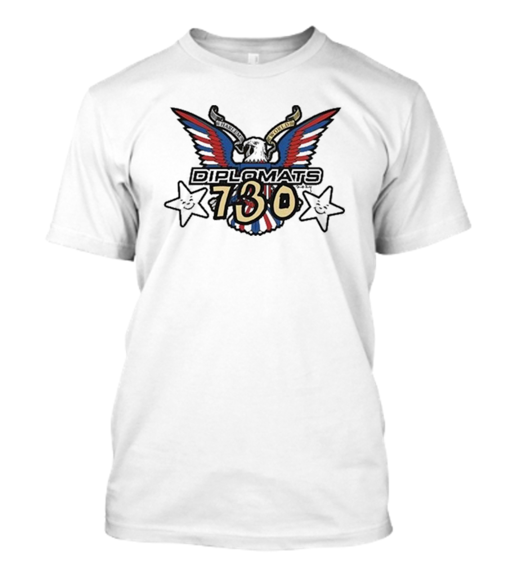 Harlem World Diplomats 730 Wings Stars Emblem T-Shirt