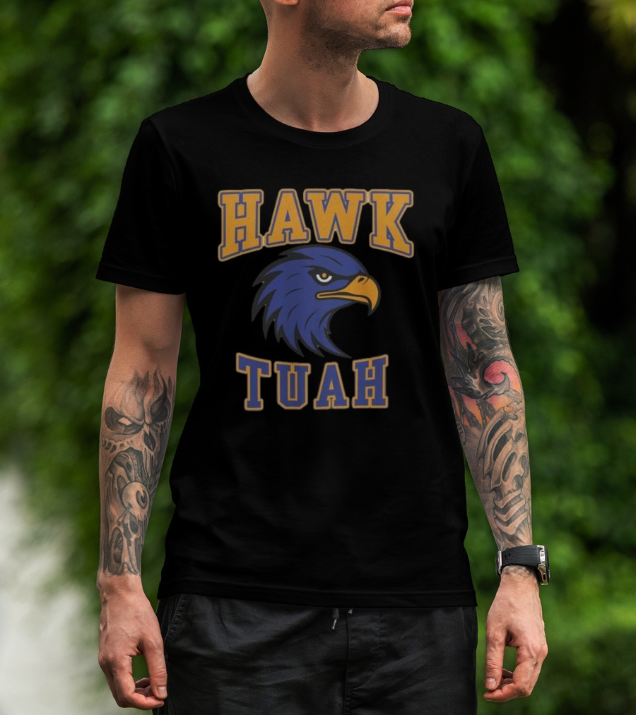 Hawk Tuah Team Spirit Blue Eagle T-Shirt