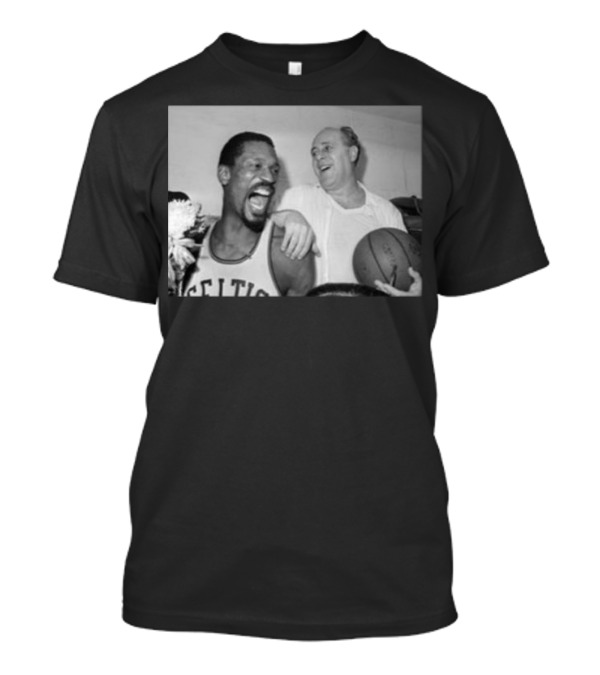 Joe Mazzulla Bill Russell Red Auerbach Celtics Basketball Champions T-Shirt