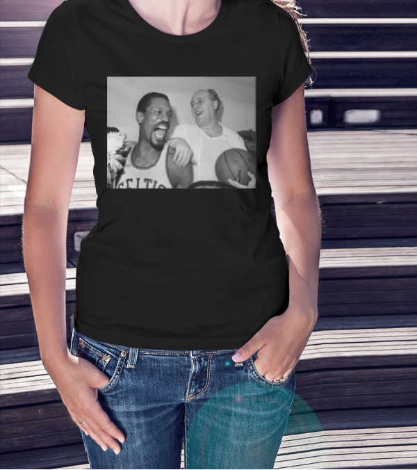 Joe Mazzulla Bill Russell Red Auerbach Celtics Basketball Champions T-Shirt