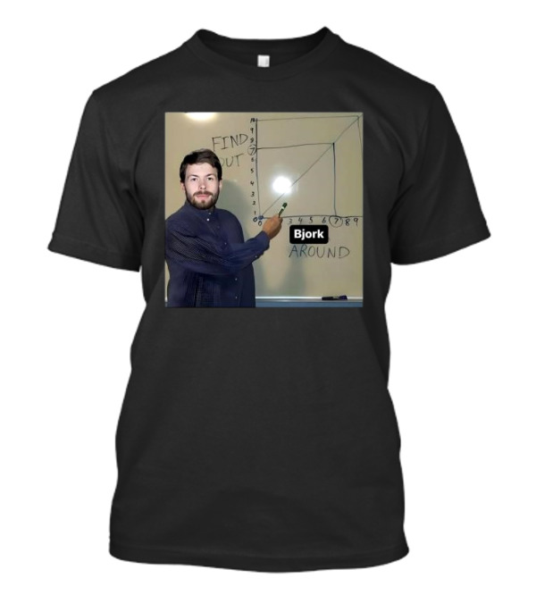 Bjork Find Out Around 2024 Chart Meme T-Shirt