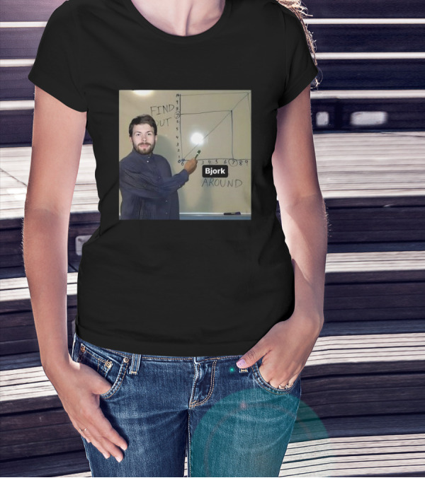 Bjork Find Out Around 2024 Chart Meme T-Shirt