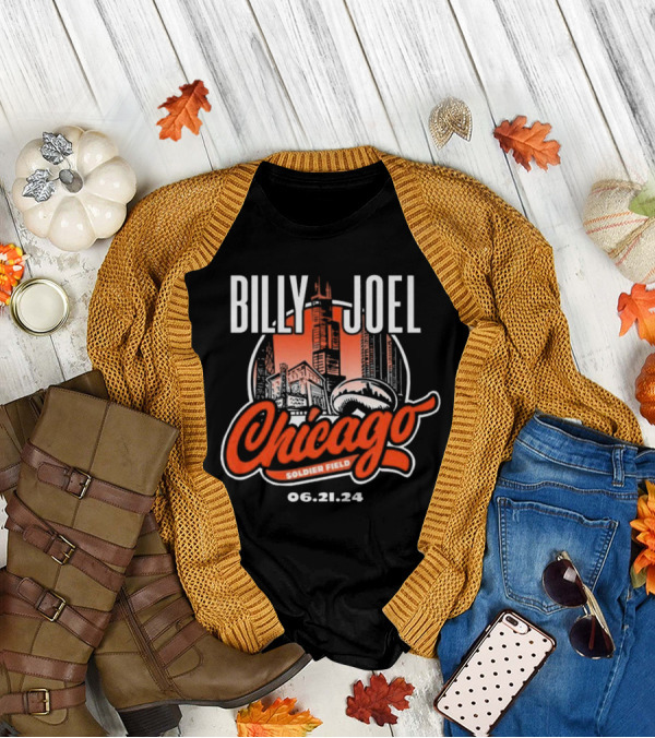 Billy Joel Chicago Soldier Field 06.21.24 T-Shirt