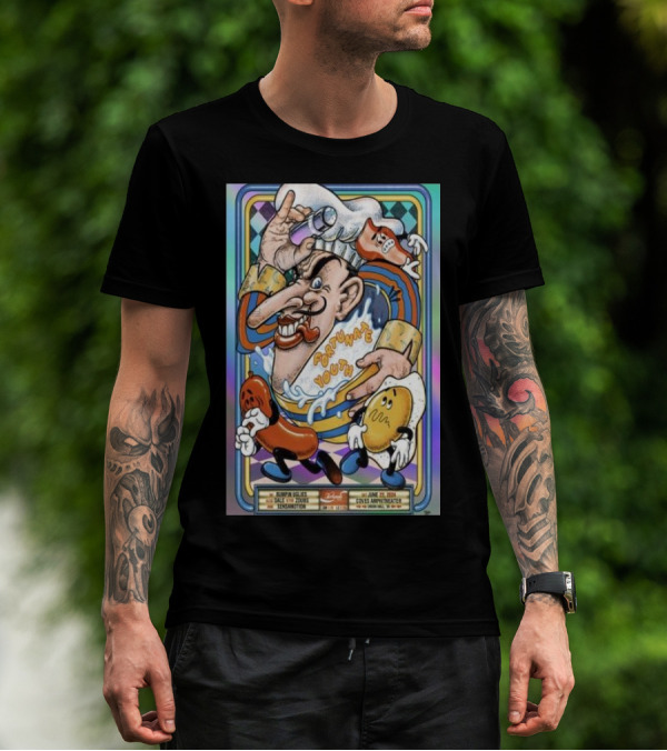 Fortunate Youth Live June 22 2024 The Coves Amphitheater Union Hall VA Trippy Cartoon T-Shirt
