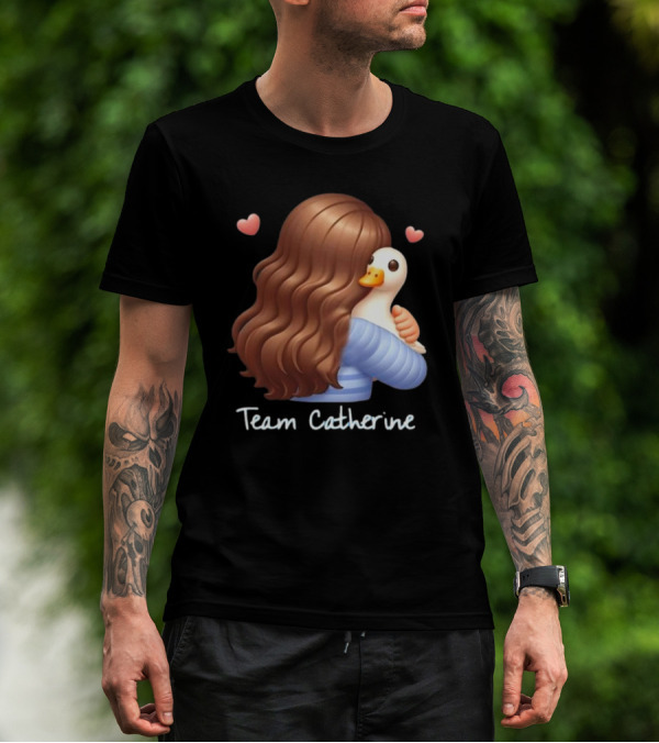 Team Catherine Real Housewives Recaps Duck Emoji Hearts T-Shirt
