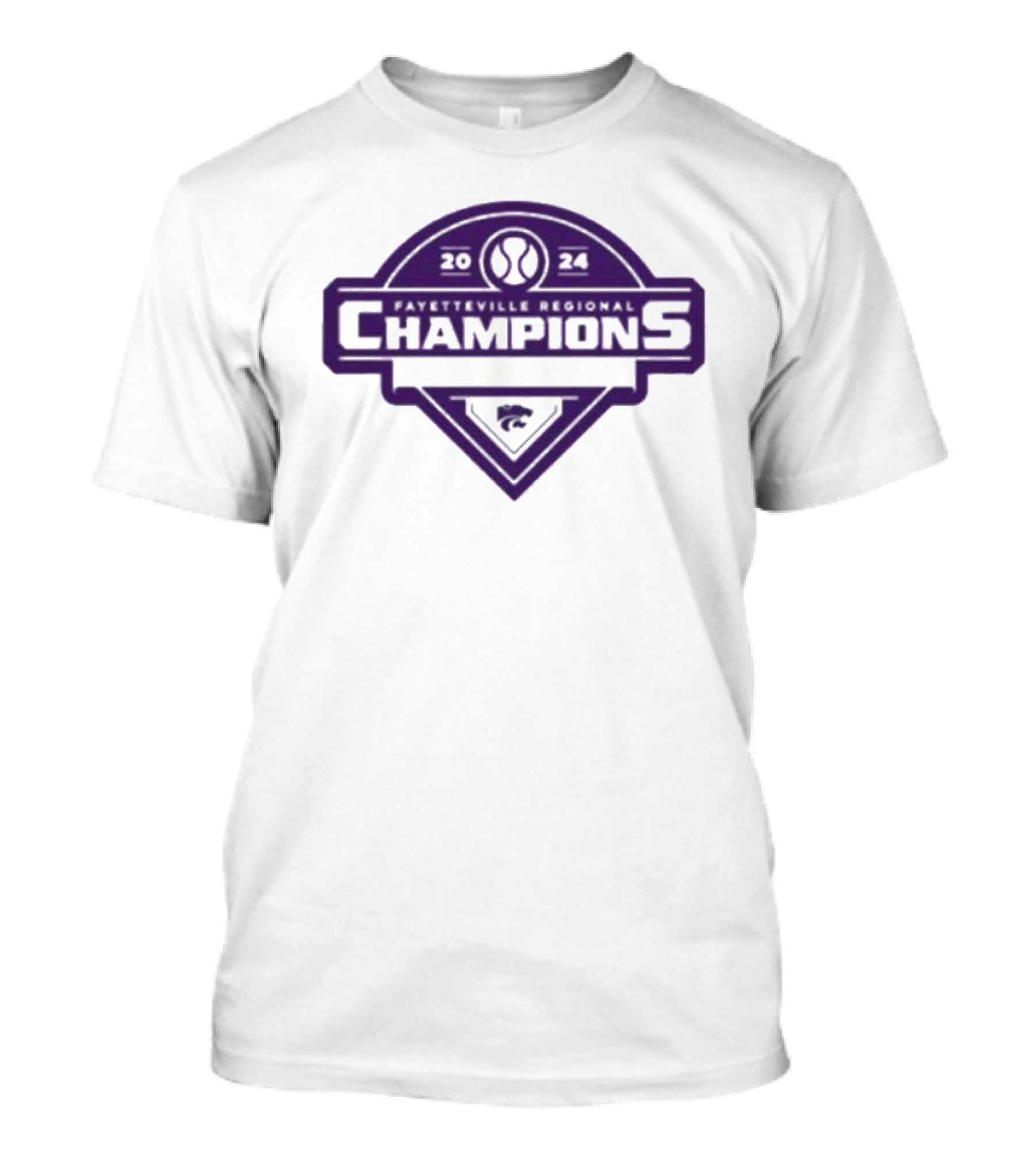 Kansas State Baseball 2024 Fayetteville Regional Champions T-Shirt