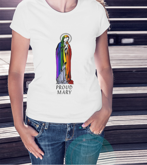 Proud Mary With Rainbow Pride Flag Colors T-Shirt
