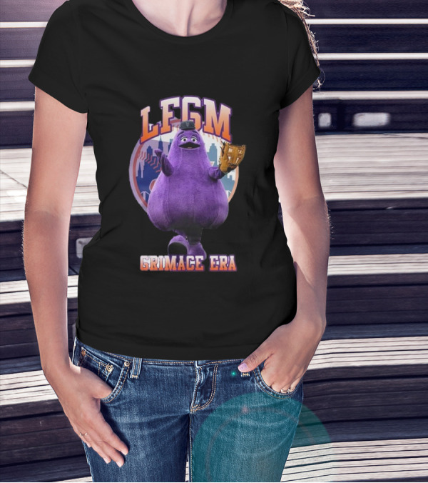 LFGM Grimace Era Mets Baseball Crossover T-Shirt