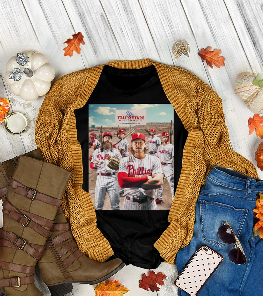 Philadelphia Phillies Vote Y’all Stars Once A Day Until July 3 T-Shirt