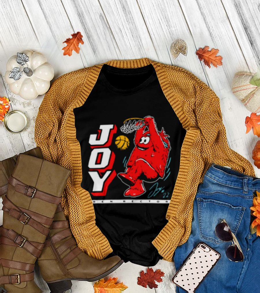 JOY Ben Rector Dunking Basketball Character T-Shirt
