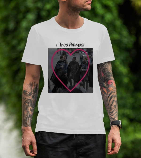 Martyn Reyne I Tres Amigos Aegon’s Friends Heart Scene T-Shirt