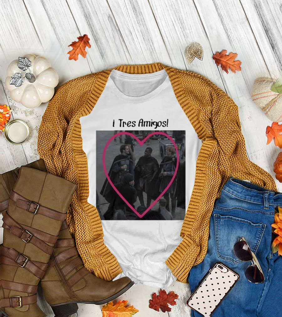 Martyn Reyne I Tres Amigos Aegon’s Friends Heart Scene T-Shirt