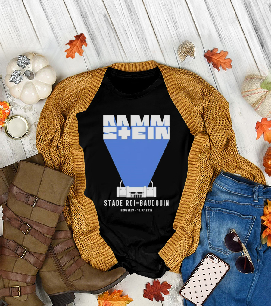 Rammstein Stade Roi-Baudouin Brussels 10.07.2019 Concert Event T-Shirt