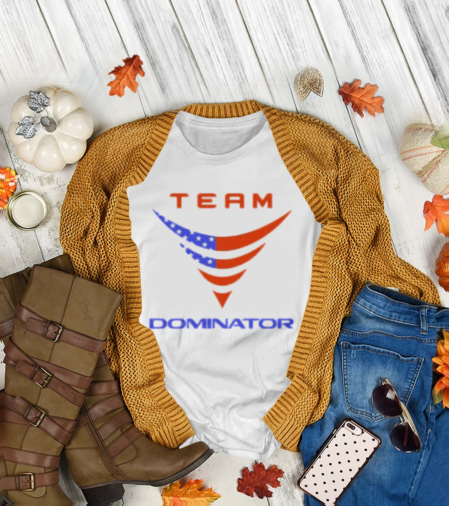 Team Dominator Storm Chasing American Reed Timmer PhD T-Shirt
