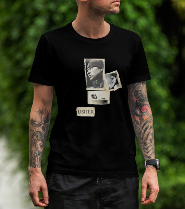 Usher Confessions Album Collage T-Shirt