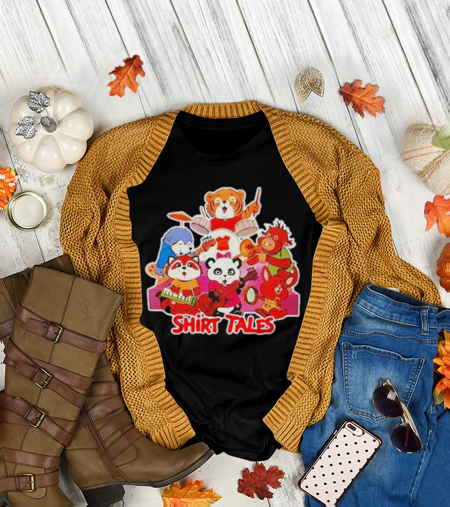 Shirt Tales Band Tribute Kids 80s Music Adventure T-Shirt