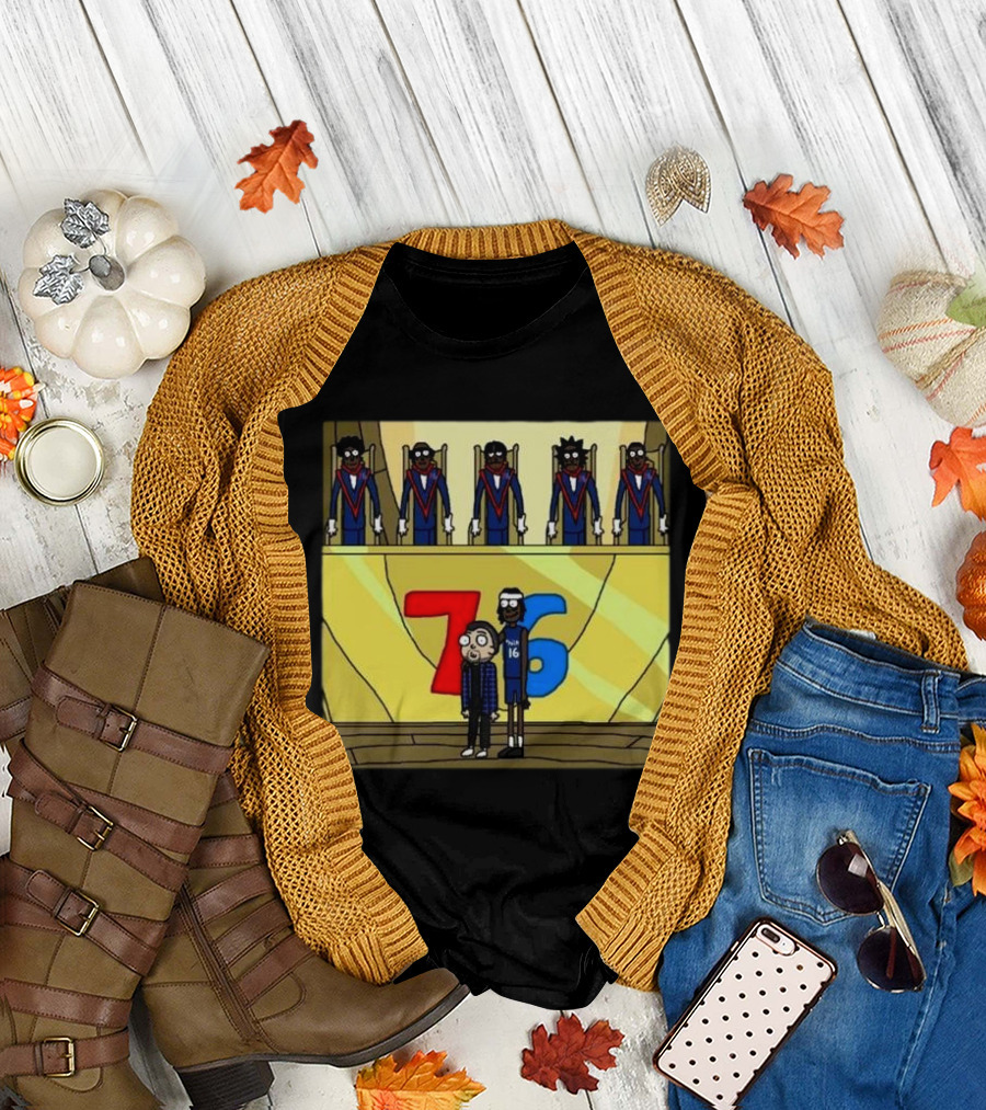 Council Of Rickys And Daryl Morty Sixers 76 T-Shirt