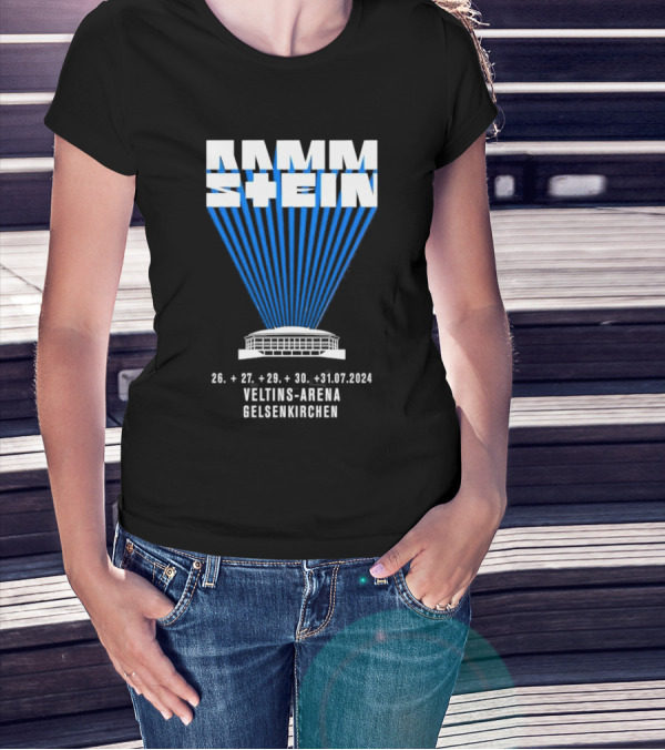 Rammstein Veltins-Arena Gelsenkirchen 26 27 29 30 31 07 T-Shirt
